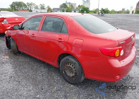 2010 Toyota Corolla Le из США, поврежденный, VIN 1NXBU4EE9AZ187057